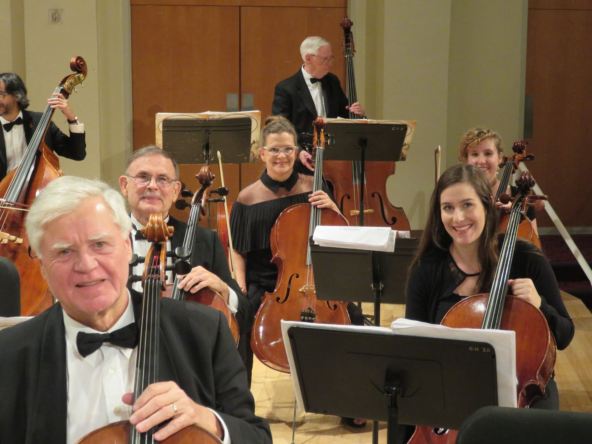 The Cello Section of the Alhambra Orchestra