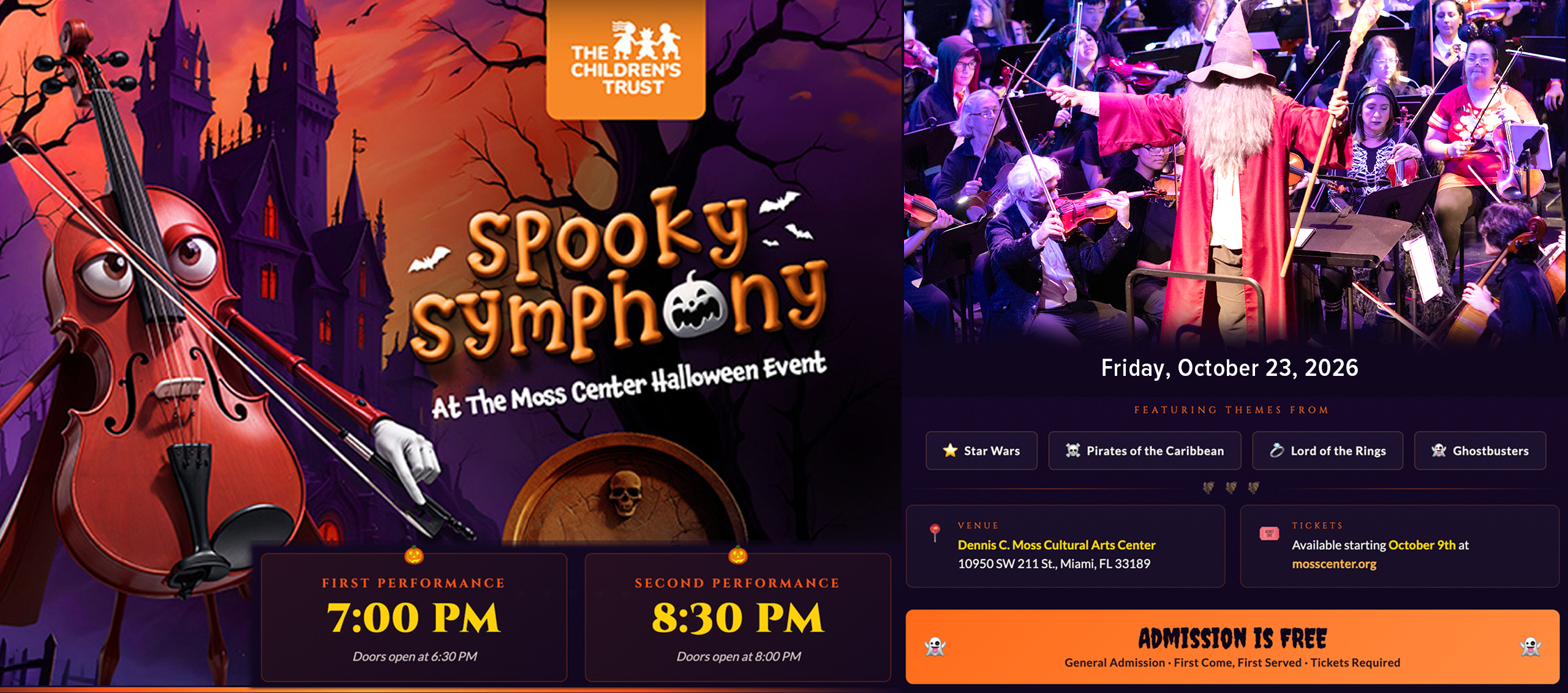 Spooky Symphony Concert
