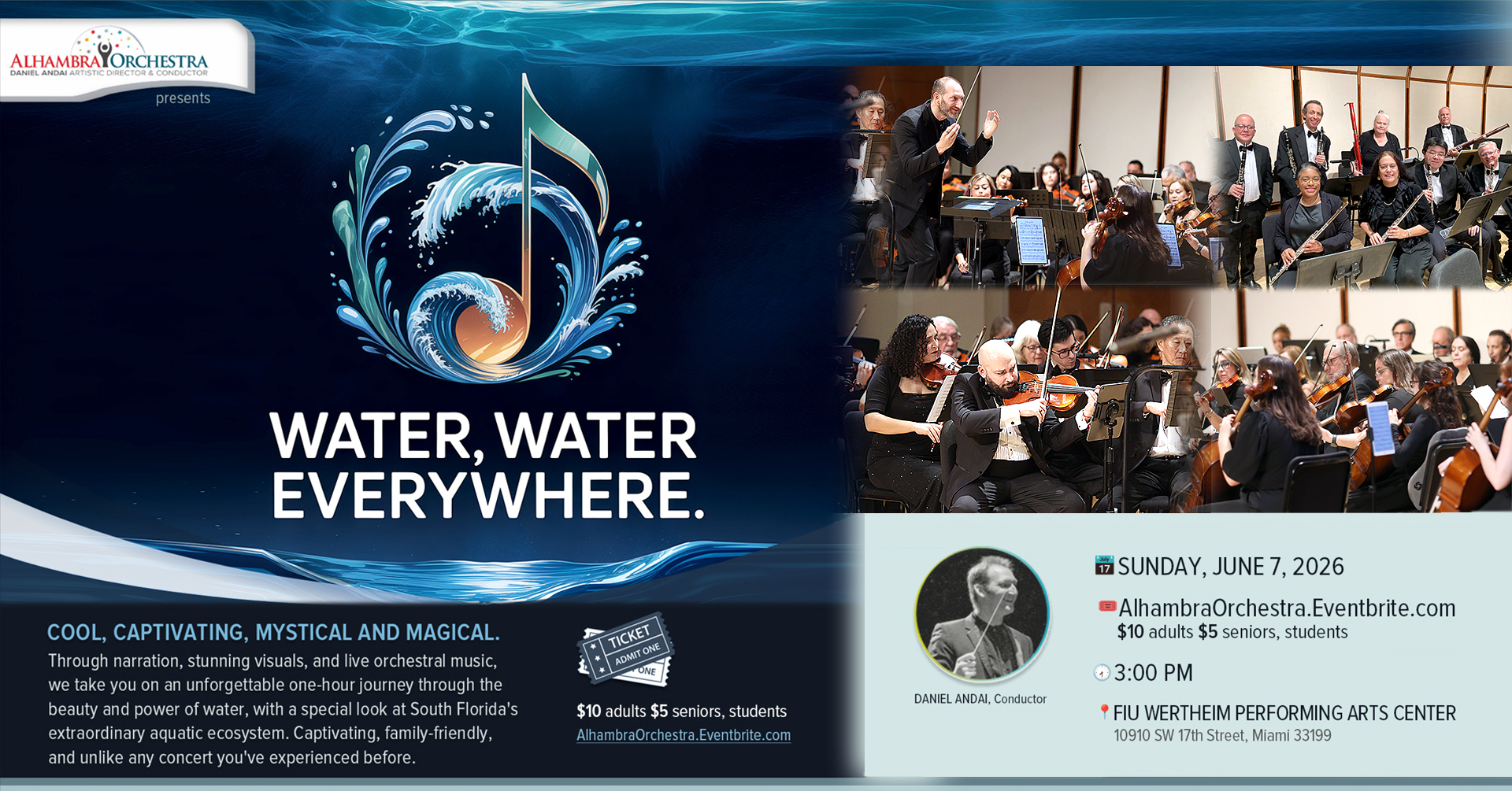 Water, Water Everywhere Concert - June 7, 3:00 PM
